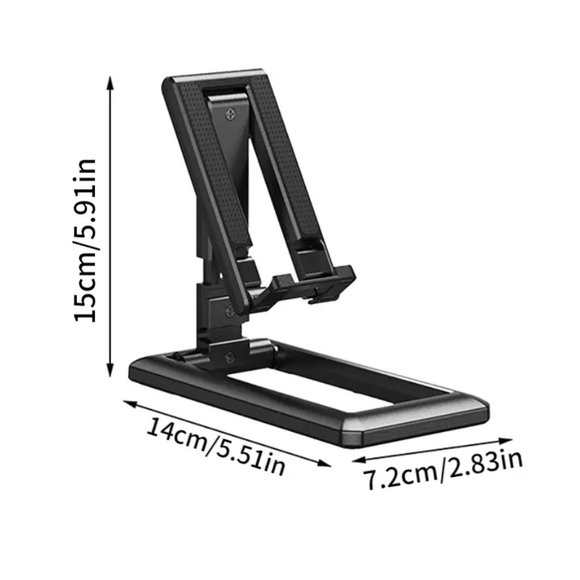 NIB- White Foldable Tablet Mobile Phone Desktop Stand For IPad-Iphone - Picture 6 of 15